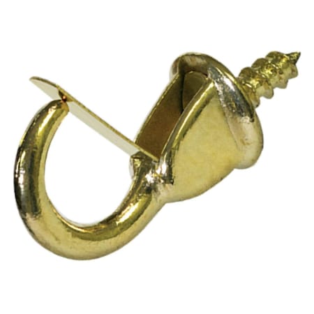 Cool Kitchen Carded - Safety Cup Hook, Brass - 0.875 in. CO3985873